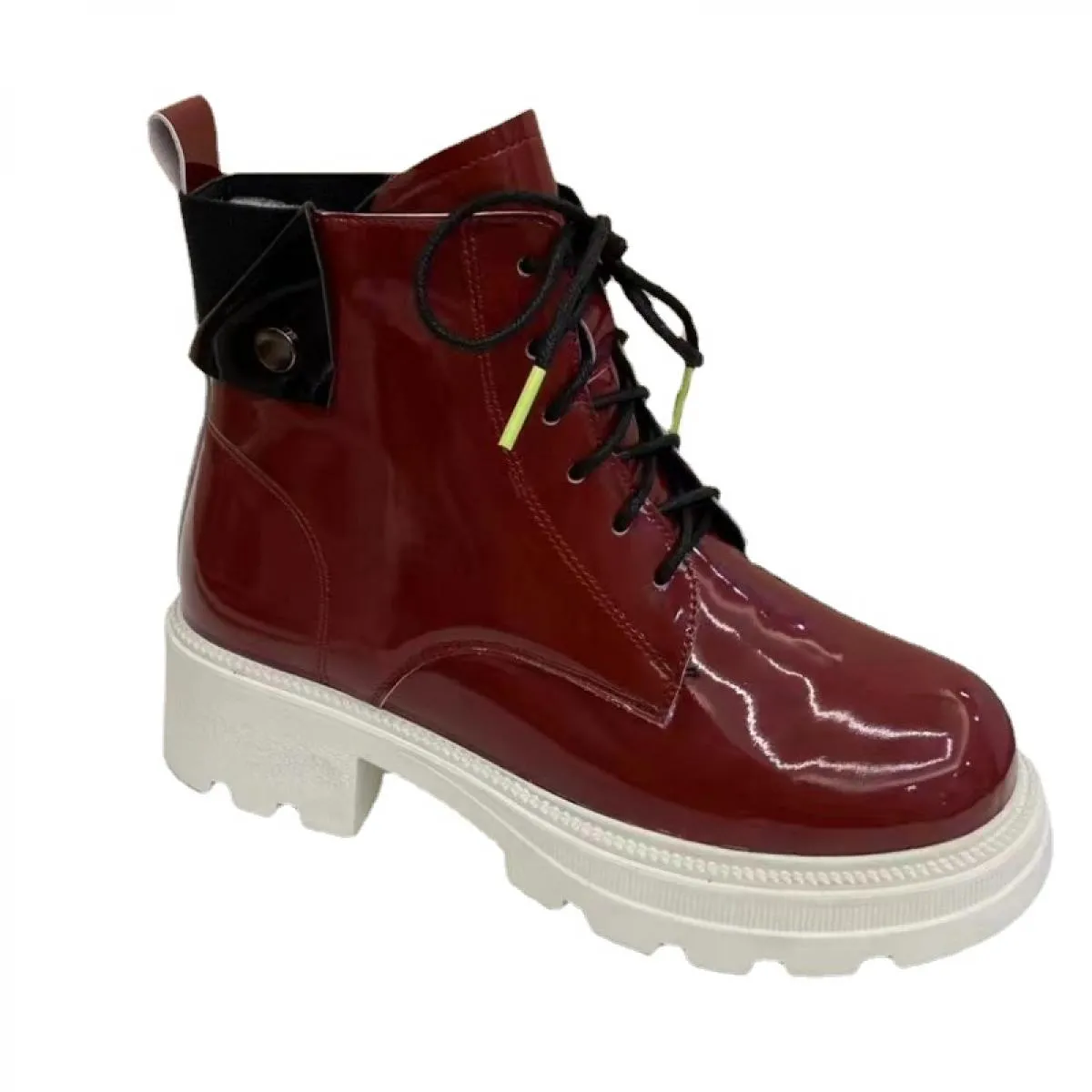 2023 nuove donne stivali Chelsea scarpe con plateau da neve stringate alla caviglia designer invernale gladiatore Goth scarpe da