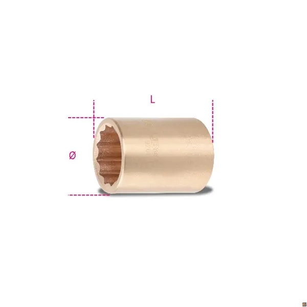 926BA-50 - CHIAVI A BUSSOLA POLIGONALI ANTISCINTILLA BETA UTENSILI 009260850