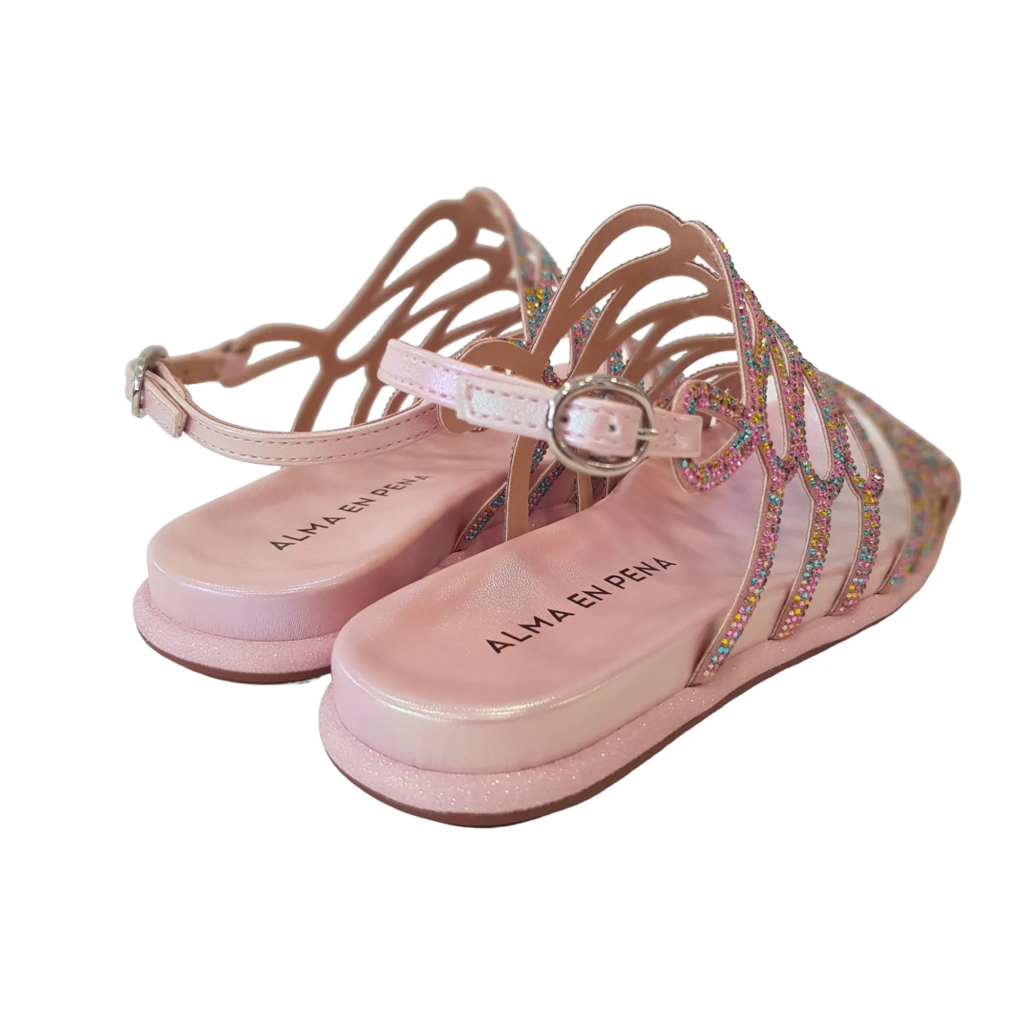 Alma en Pena Sandalo Donna Pelle rosa Rif. 91