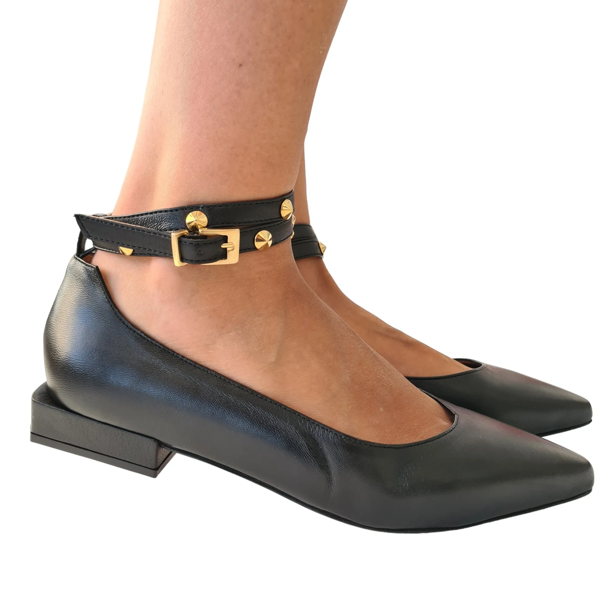 Andrea Pinto Ballerina Donna Pelle Nero Rif.901