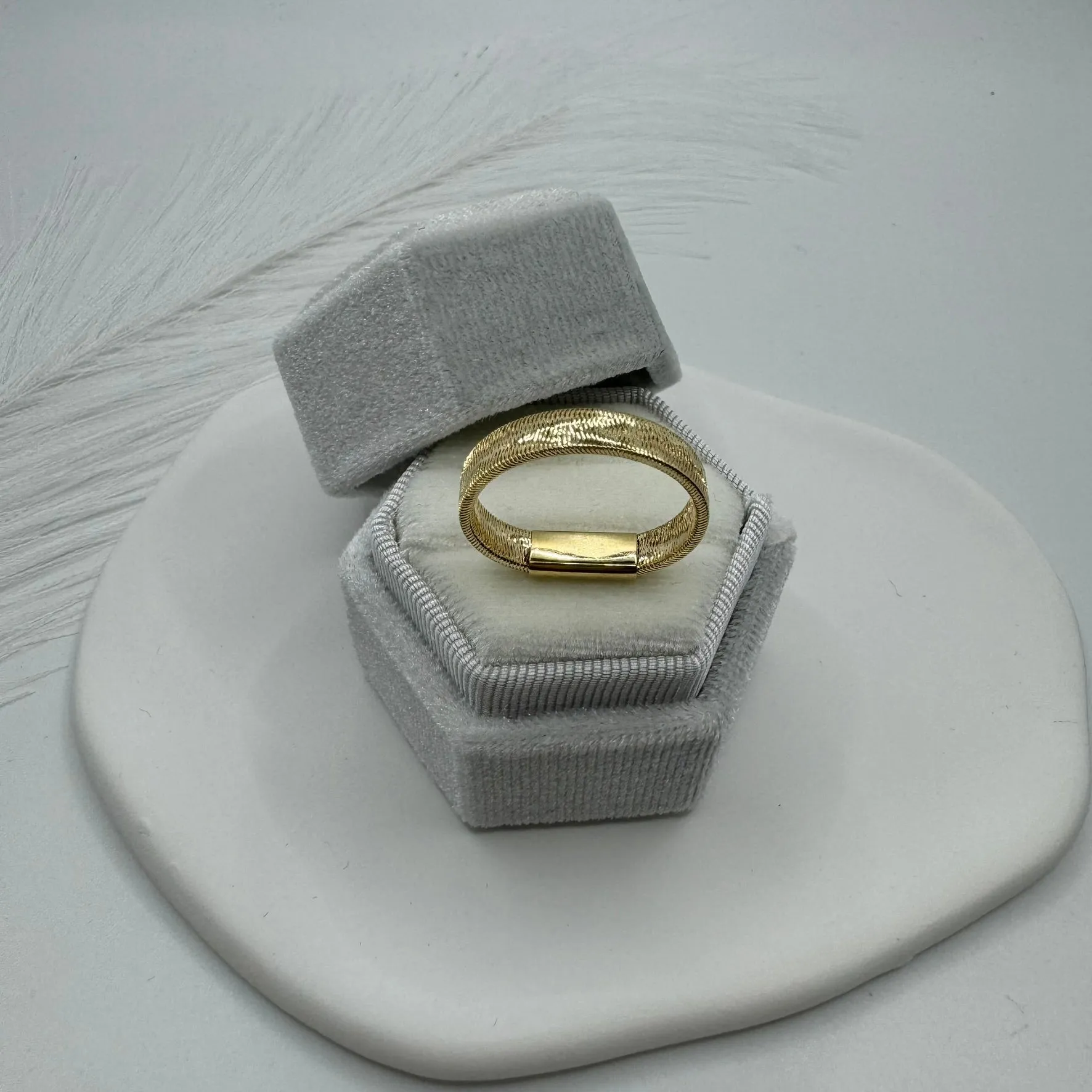 Anello fascia elastica  slim oro