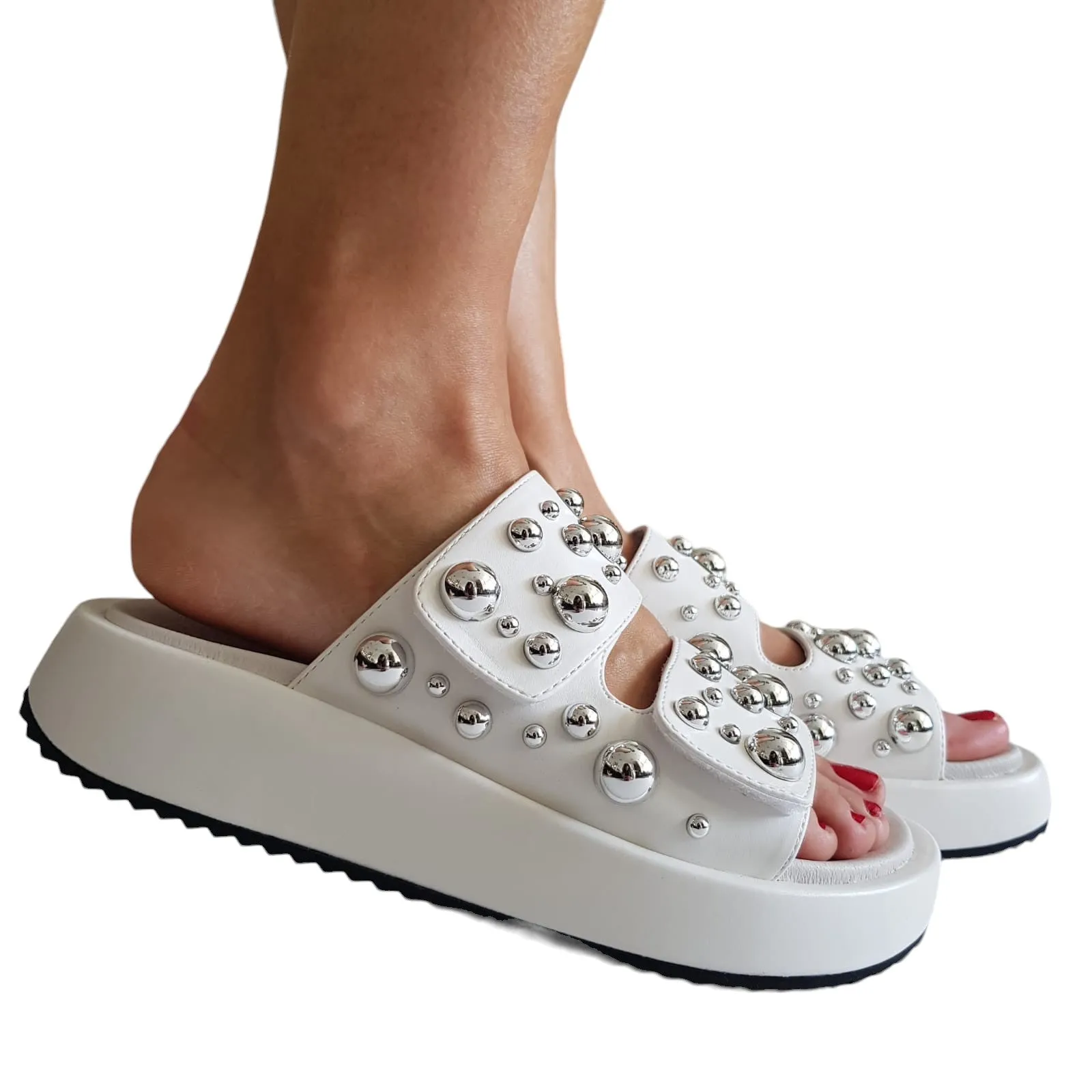 Apepazza Sandalo Sabot Donna  Bianco rif.718