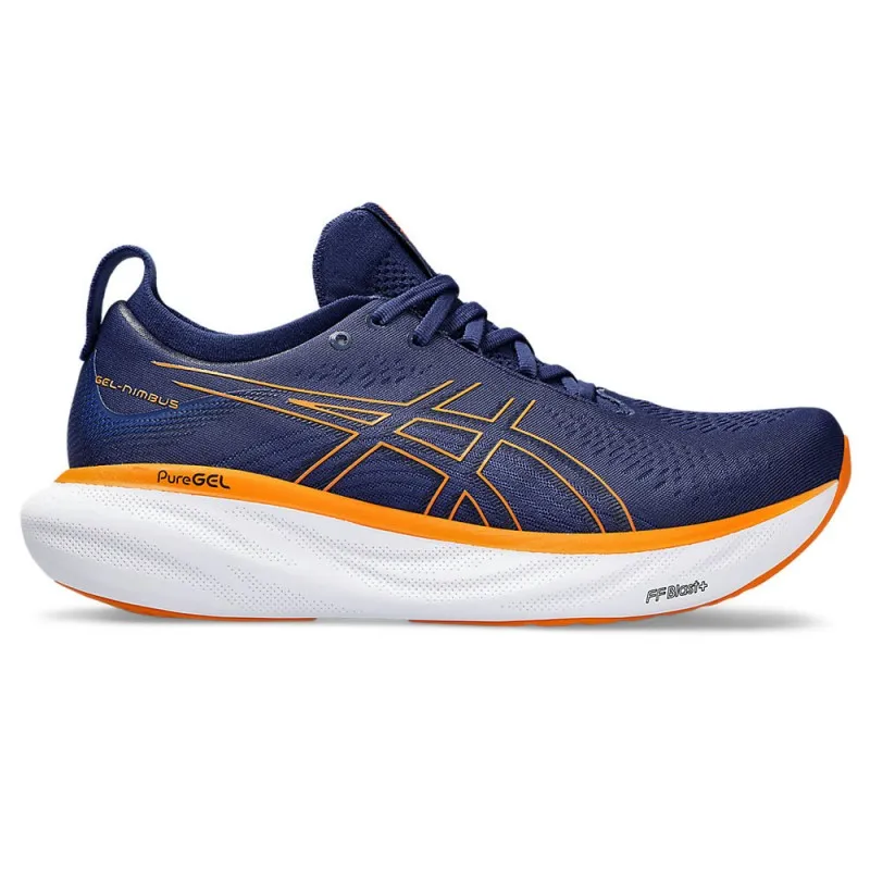 Asics Gel-Nimbus 25 Blu Arancio - Scarpe Running Uomo