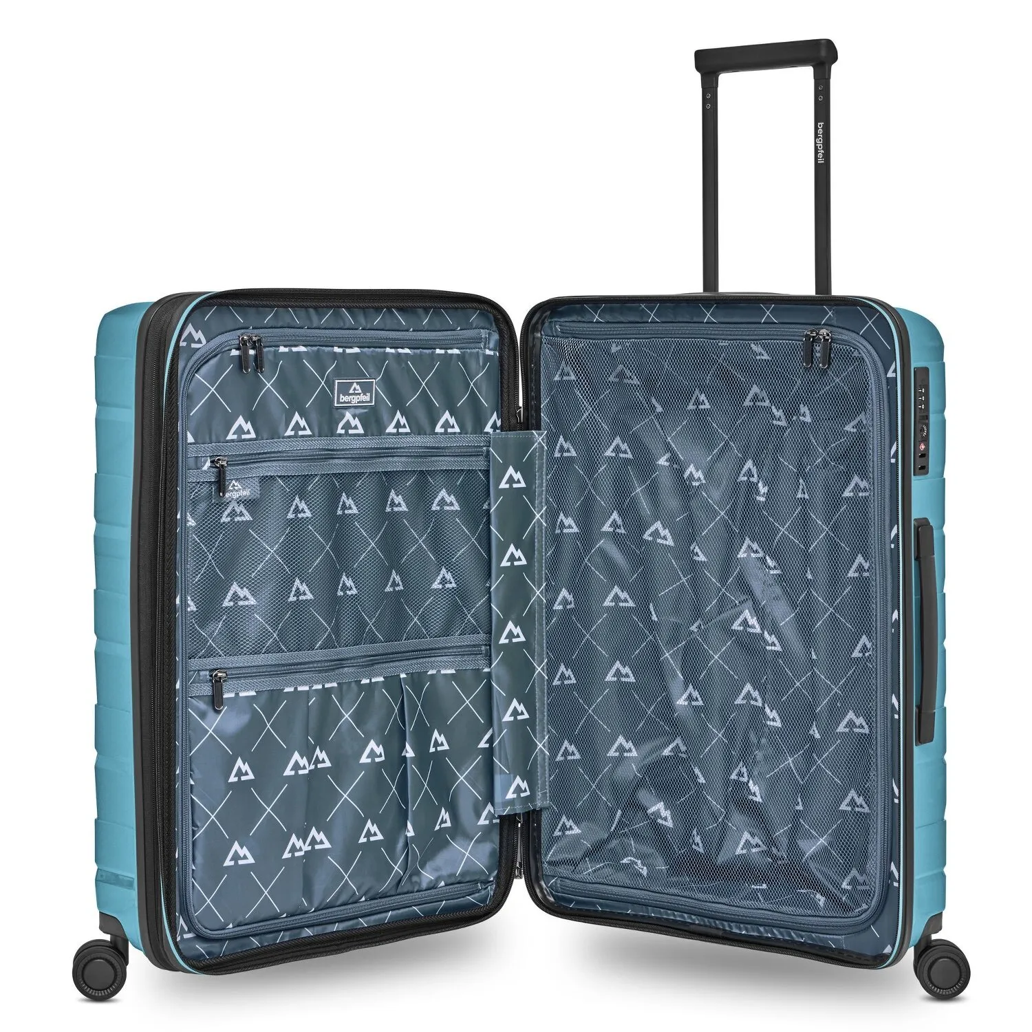Bergpfeil Trolley da viaggio a 4 ruote M 66 cm con piega ad espansione