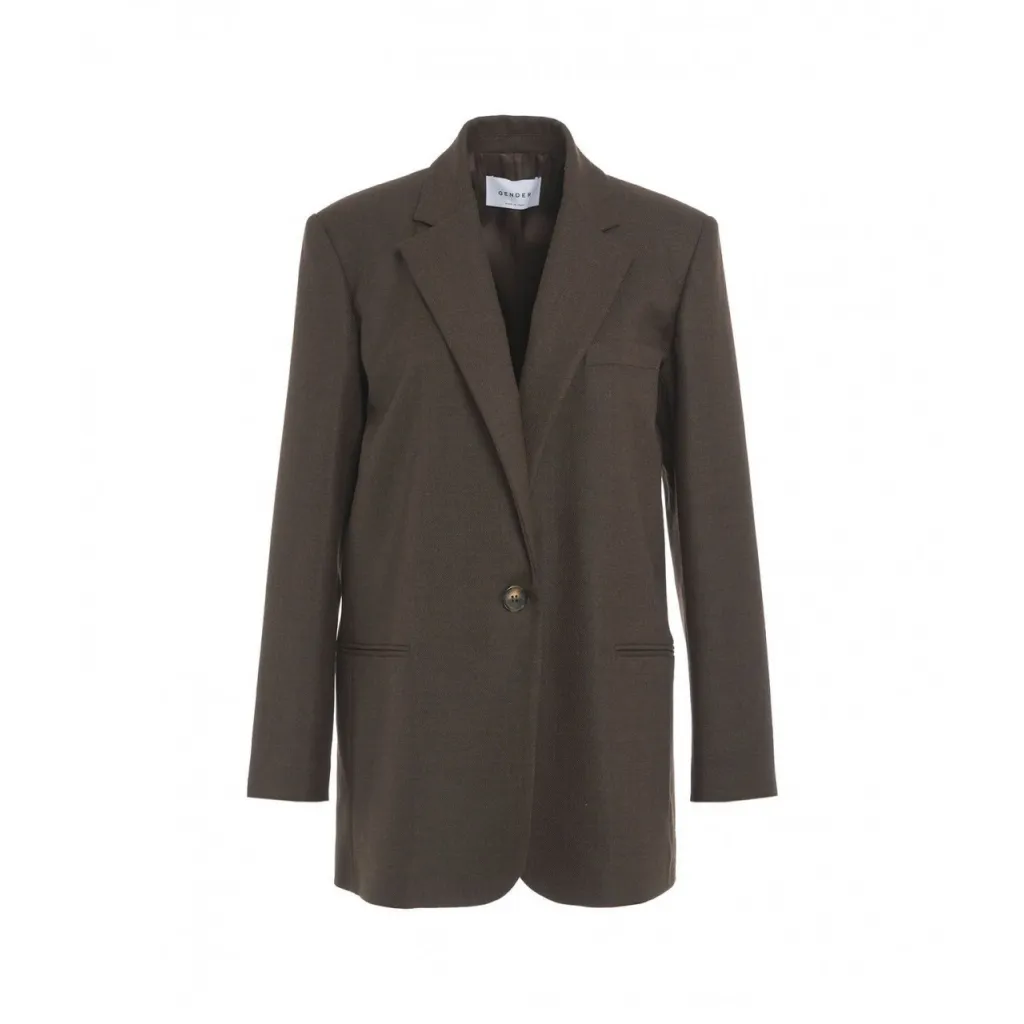 Blazer monopetto marrone