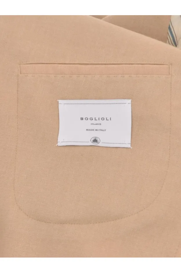  Boglioli     Boglioli Giacca doppiopetto beige    
