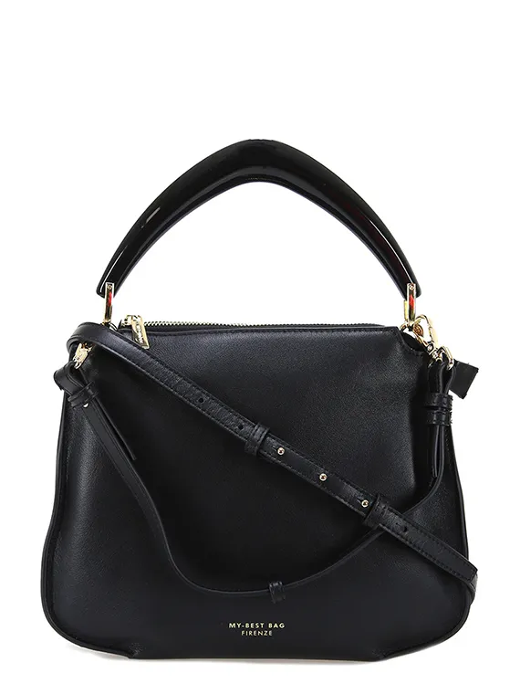 BORSA A MANO MY BEST BAG FIRENZE MADISON IN PELLE MYB-8122 NERO