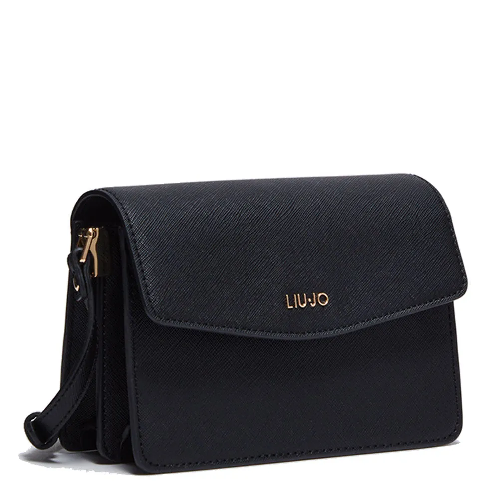 Borsa a Spalla e Tracolla LIU JO Better Nera con Logo