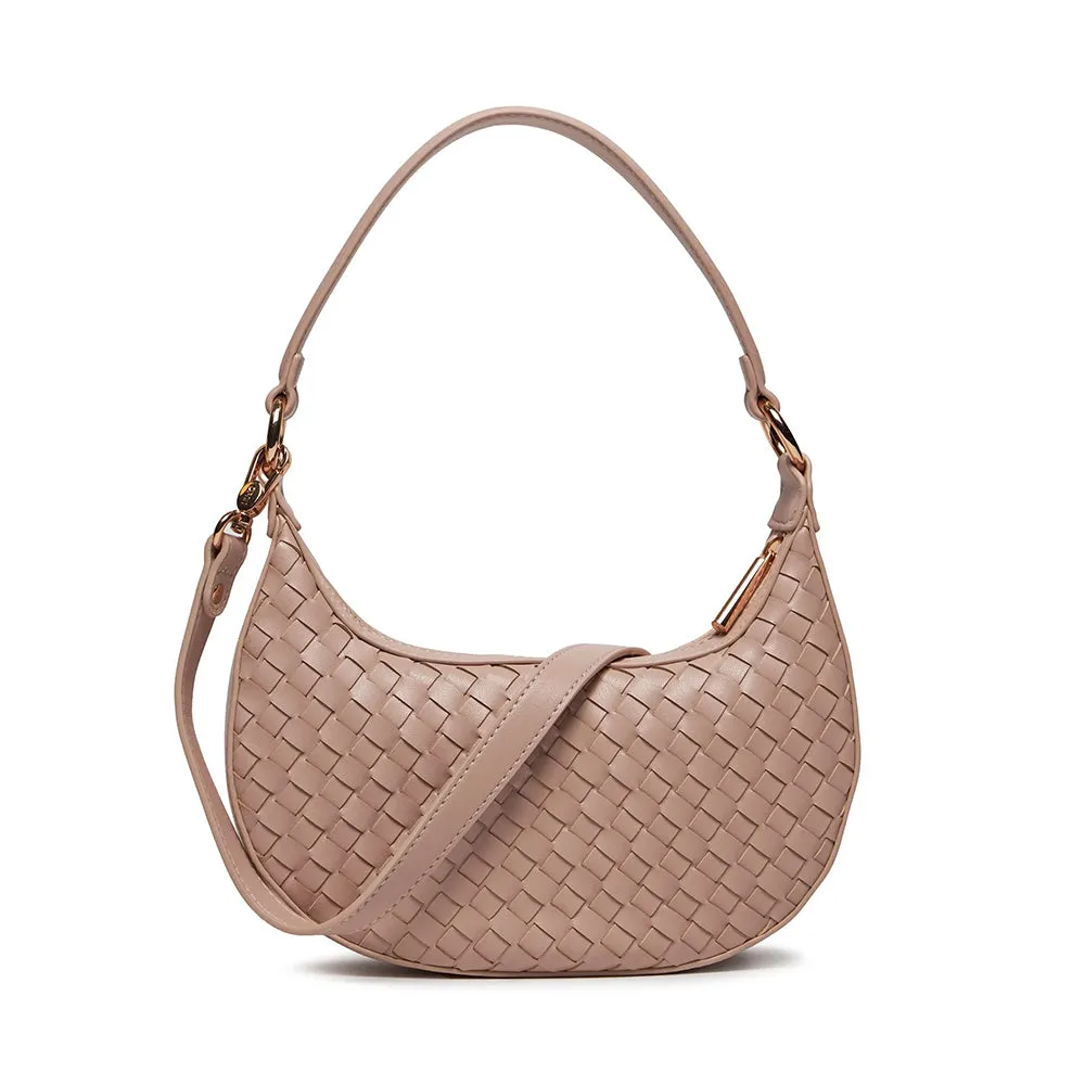 Borsa Donna Hobo LIU JO Better Intrecciata Rosa Antico