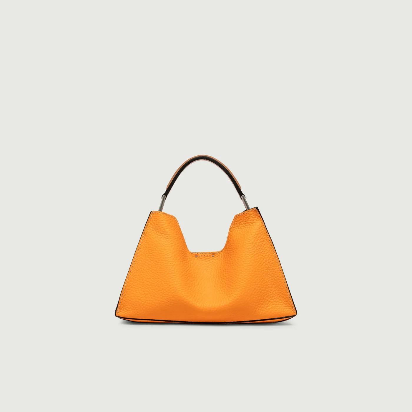 BORSA IN PELLE AURORA COLOR ARANCIO