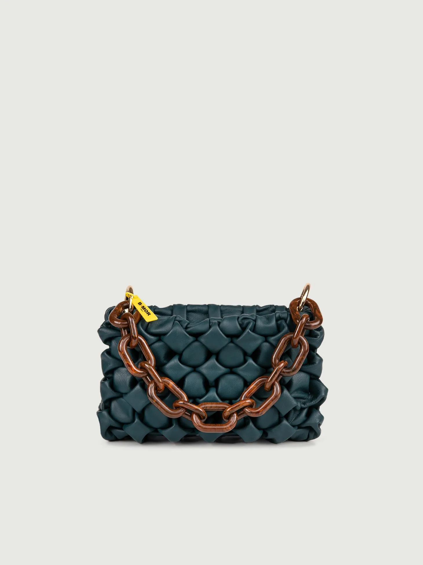 BORSA IN PELLE INTRECCIATA OTTANIO CURLY