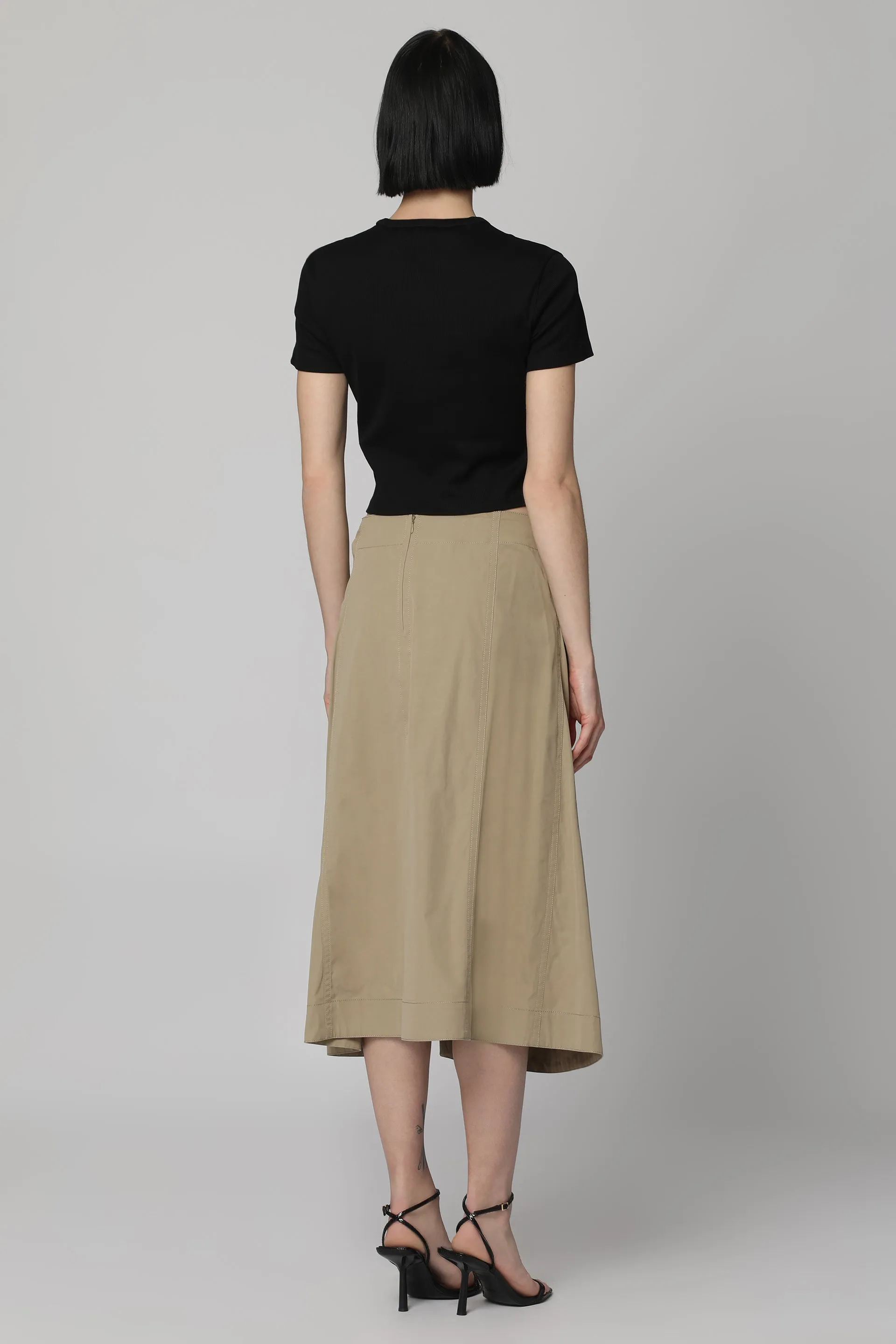Bottega Veneta Gonna midi in cotone