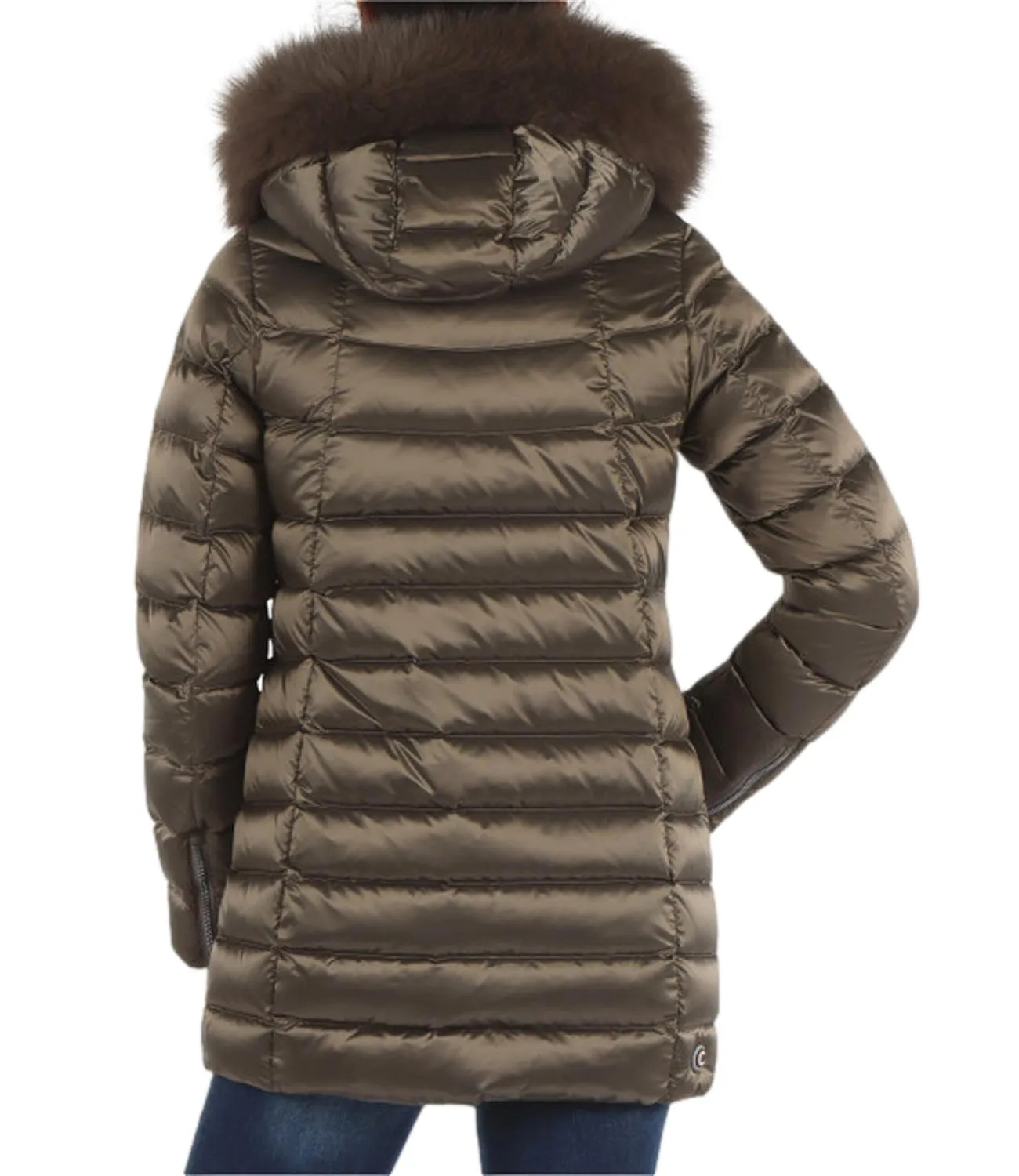 Brand COlmar Giacca Colmar lungo da donna color marrone bronzo