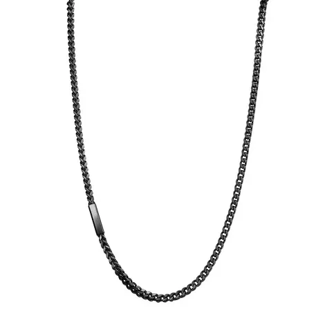BROSWAY Collana INK in acciaio e pvd gun