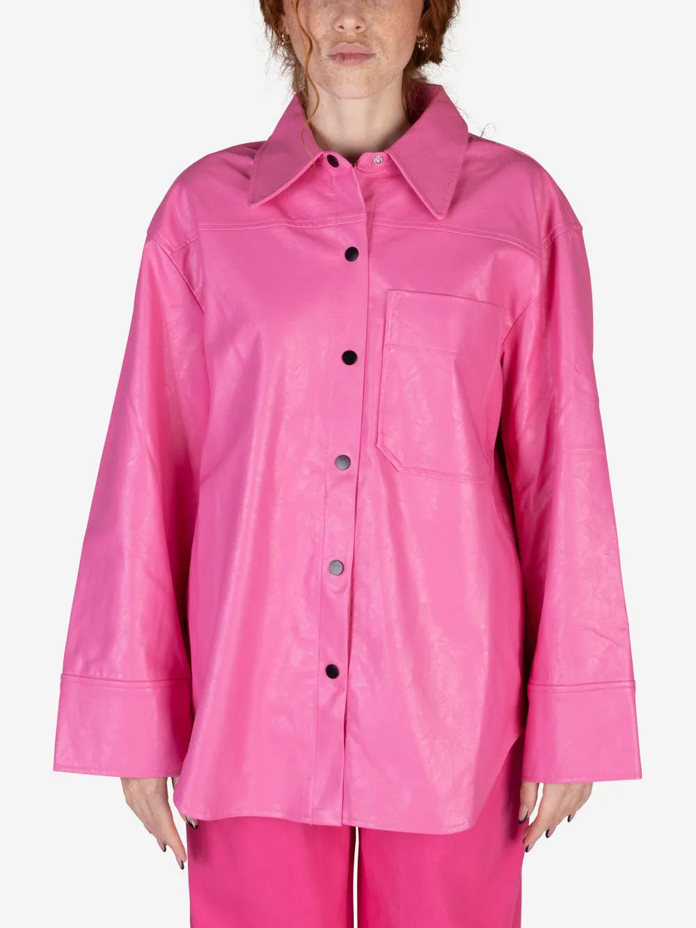 Camicia Bahina in pelle sintetica
