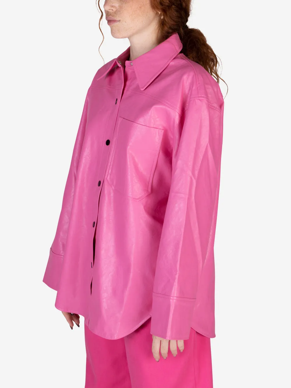 Camicia Bahina in pelle sintetica