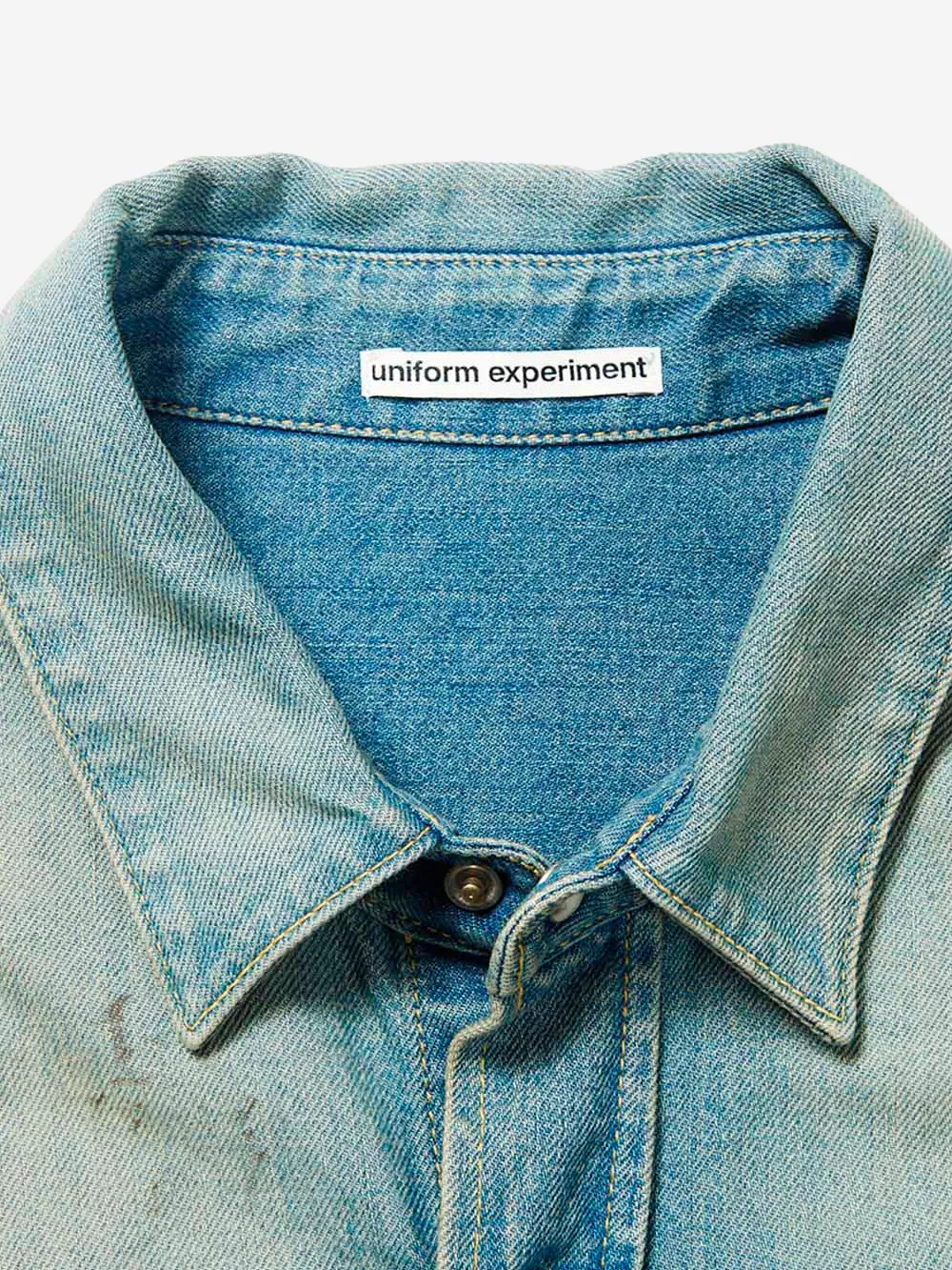 Camicia denim effetto vissuto
