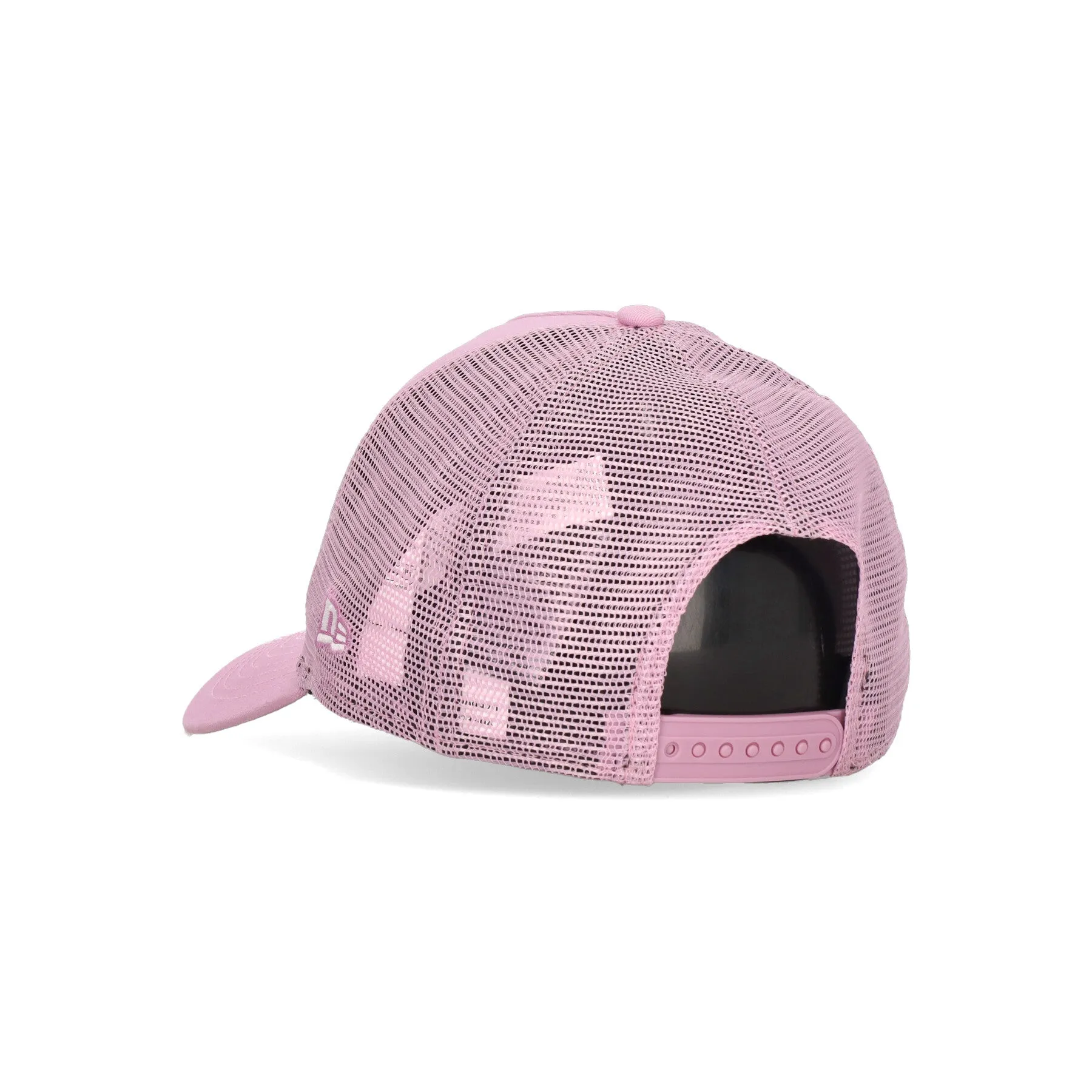 Cappellino Visiera Curva Uomo Mlb League Essential Trucker Neyyan Full Pink/white