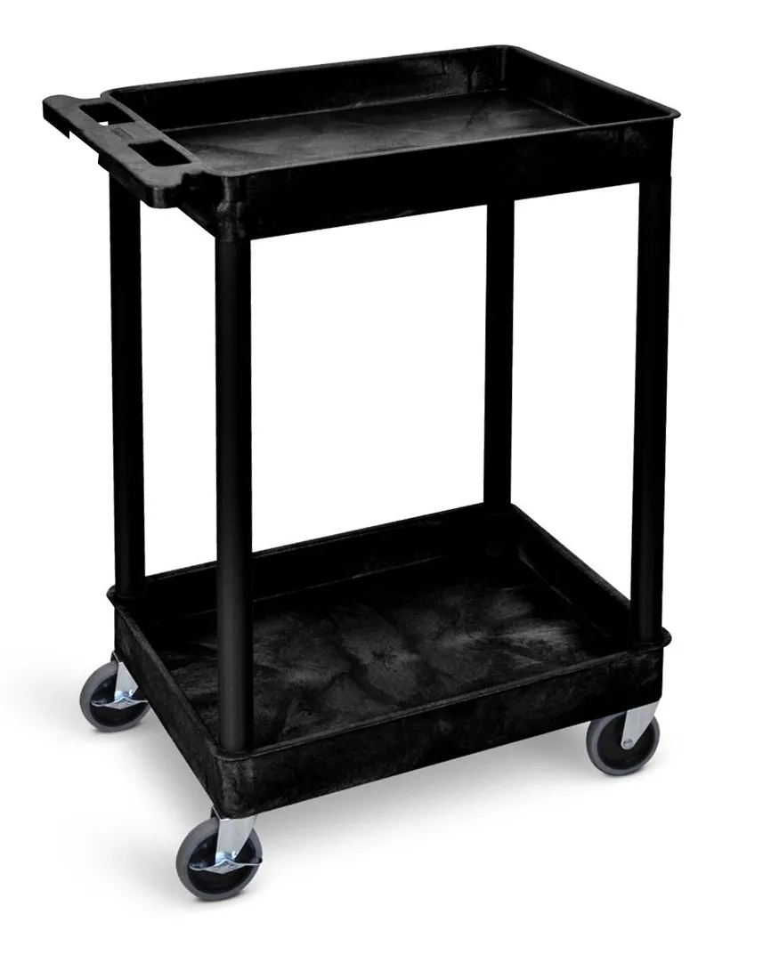 Carrello RS PRO in PE, 2 ripiani 610 x 460 x 980mm, portata max 150kg