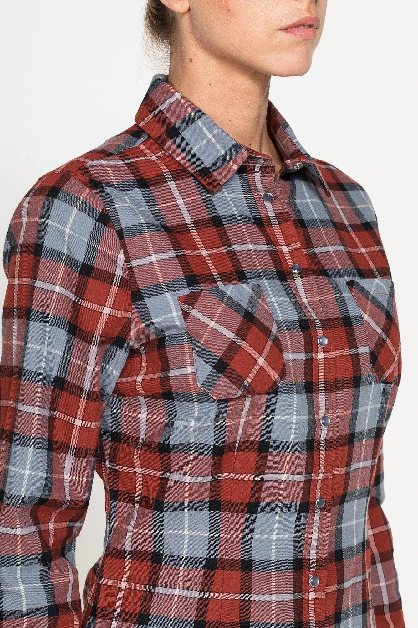 Carrera  ---------    ------------Camicia basic in flanella a quadri - Marrone