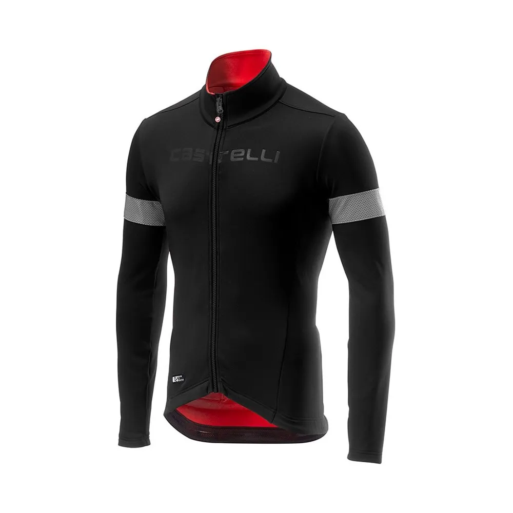Castelli Maglia Ciclismo Nelmezzo Ros Nero Rosso Uomo