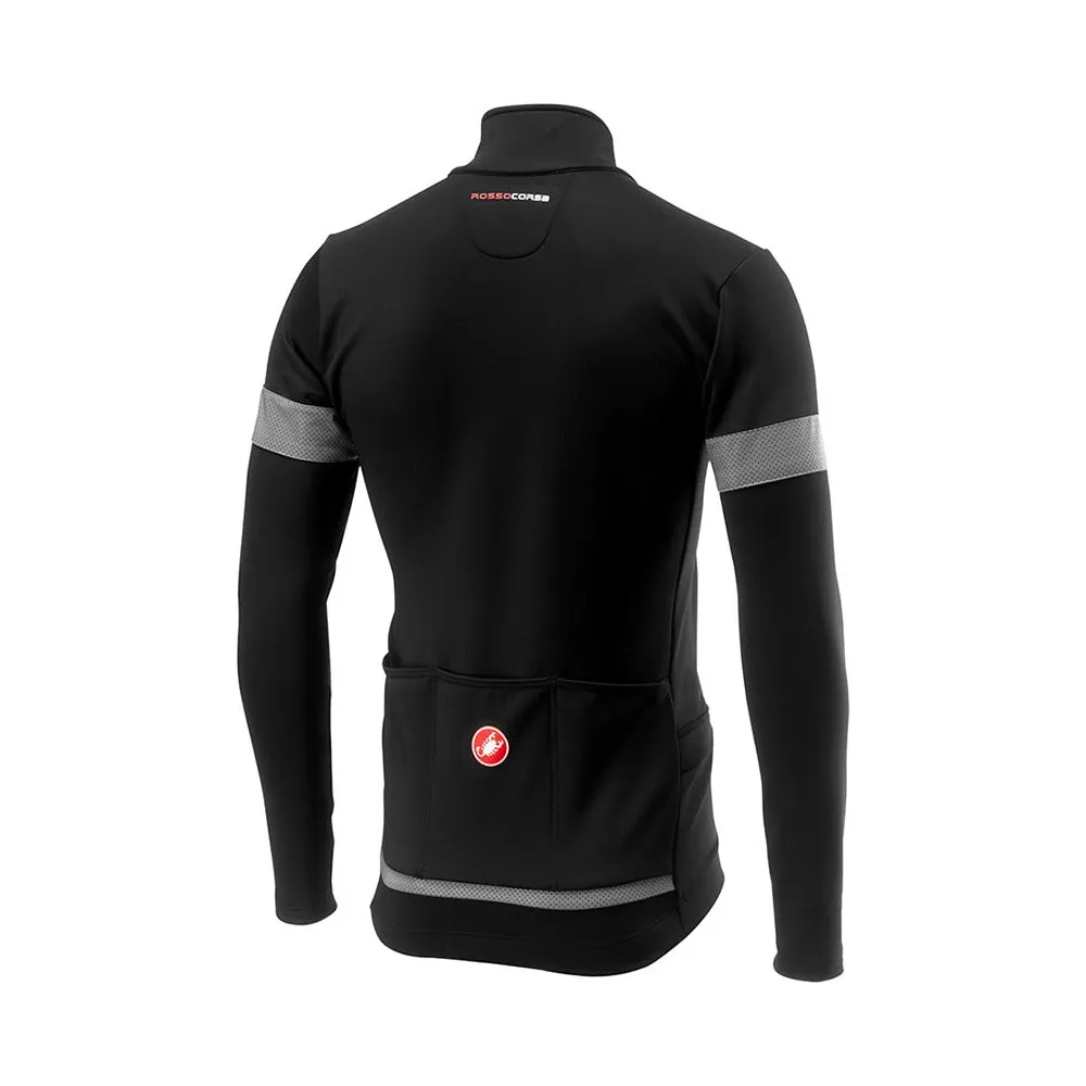 Castelli Maglia Ciclismo Nelmezzo Ros Nero Rosso Uomo