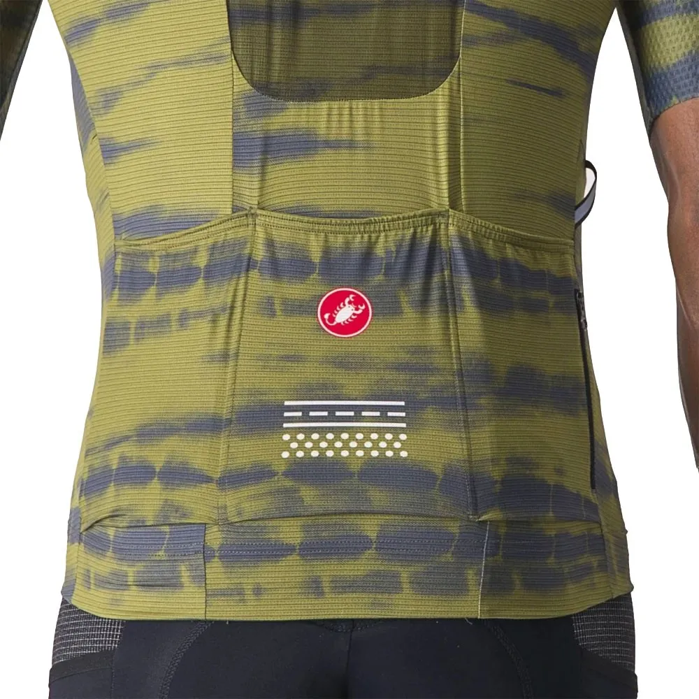 Castelli Maglia Ciclismo Unlimited Pro Verde Uomo