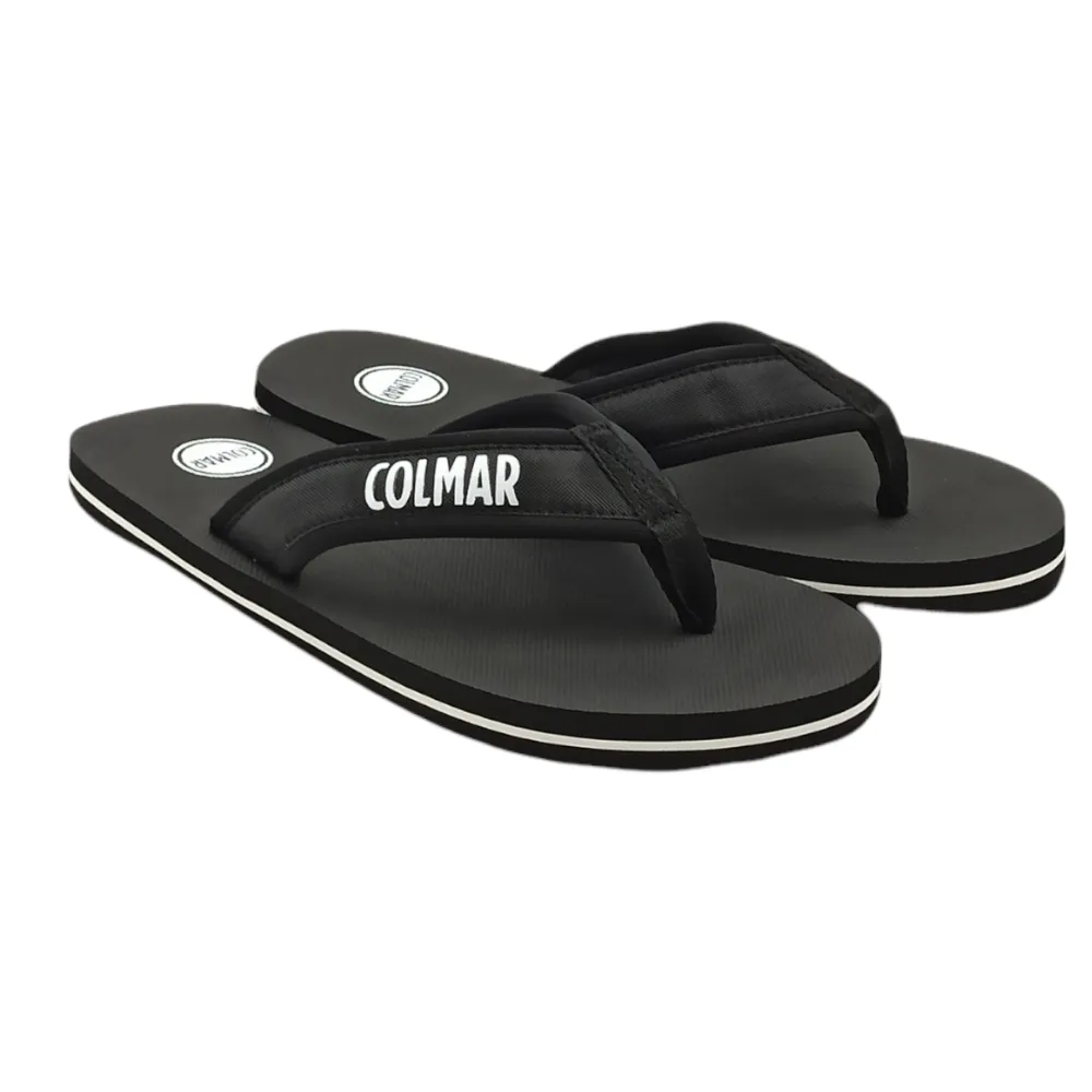 Ciabatta uomo infradito in gomma Colmar FLIP FLOP PLAIN BLACK