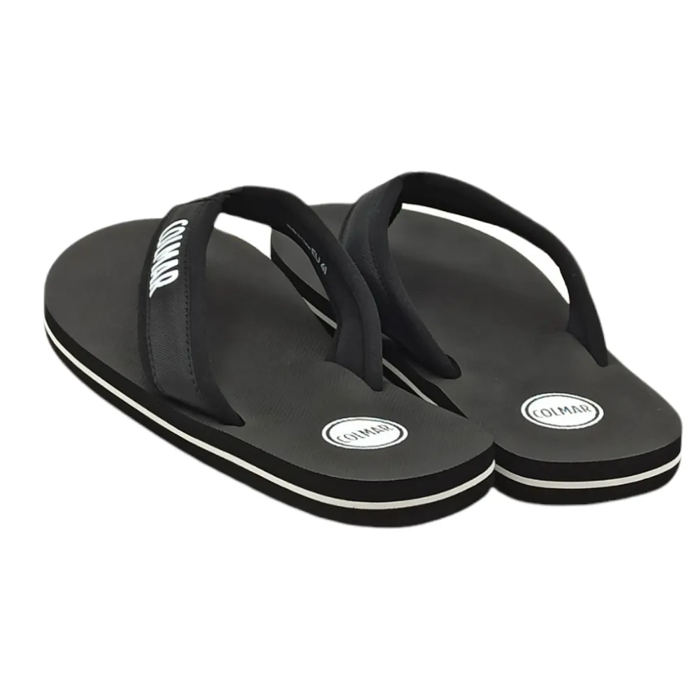 Ciabatta uomo infradito in gomma Colmar FLIP FLOP PLAIN BLACK