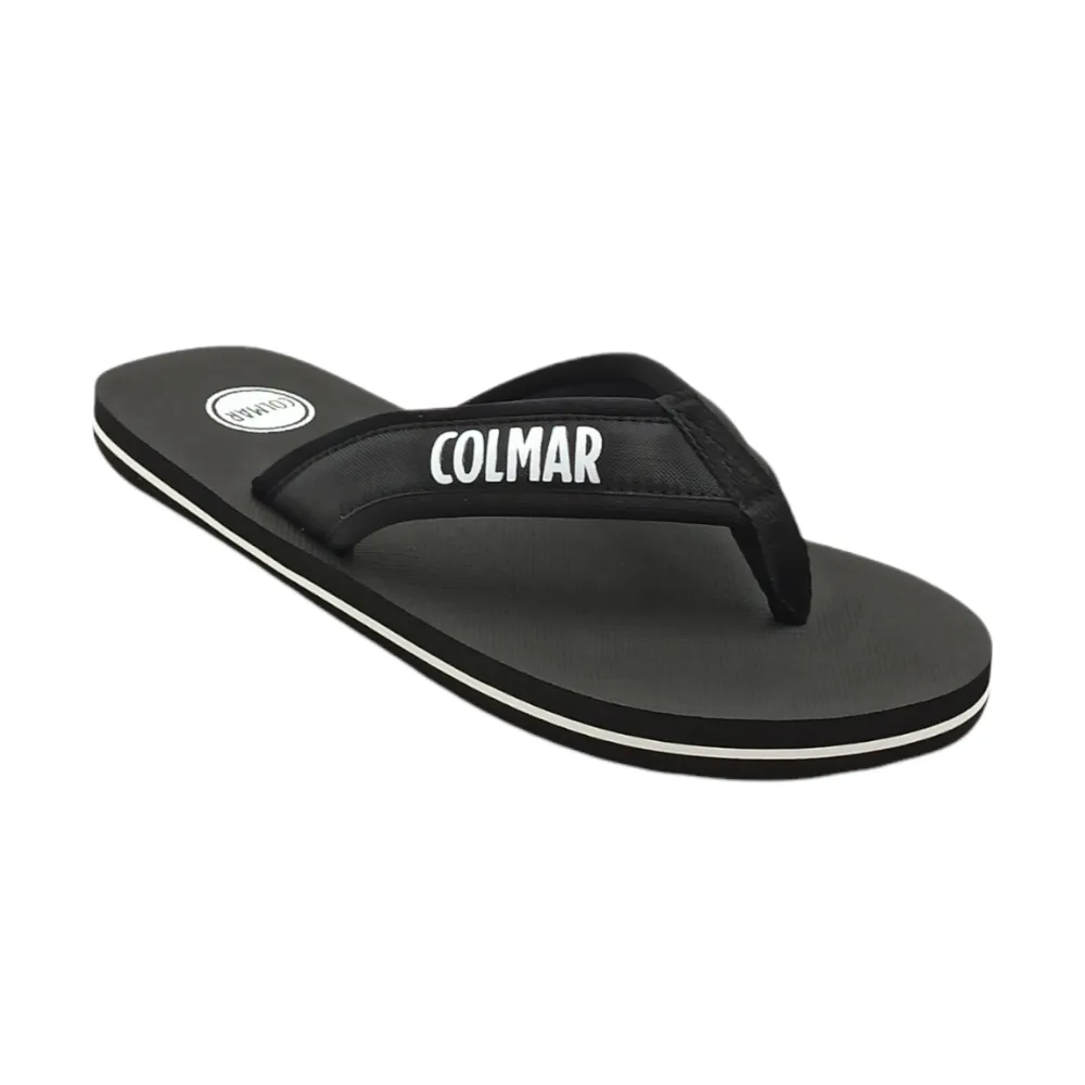 Ciabatta uomo infradito in gomma Colmar FLIP FLOP PLAIN BLACK