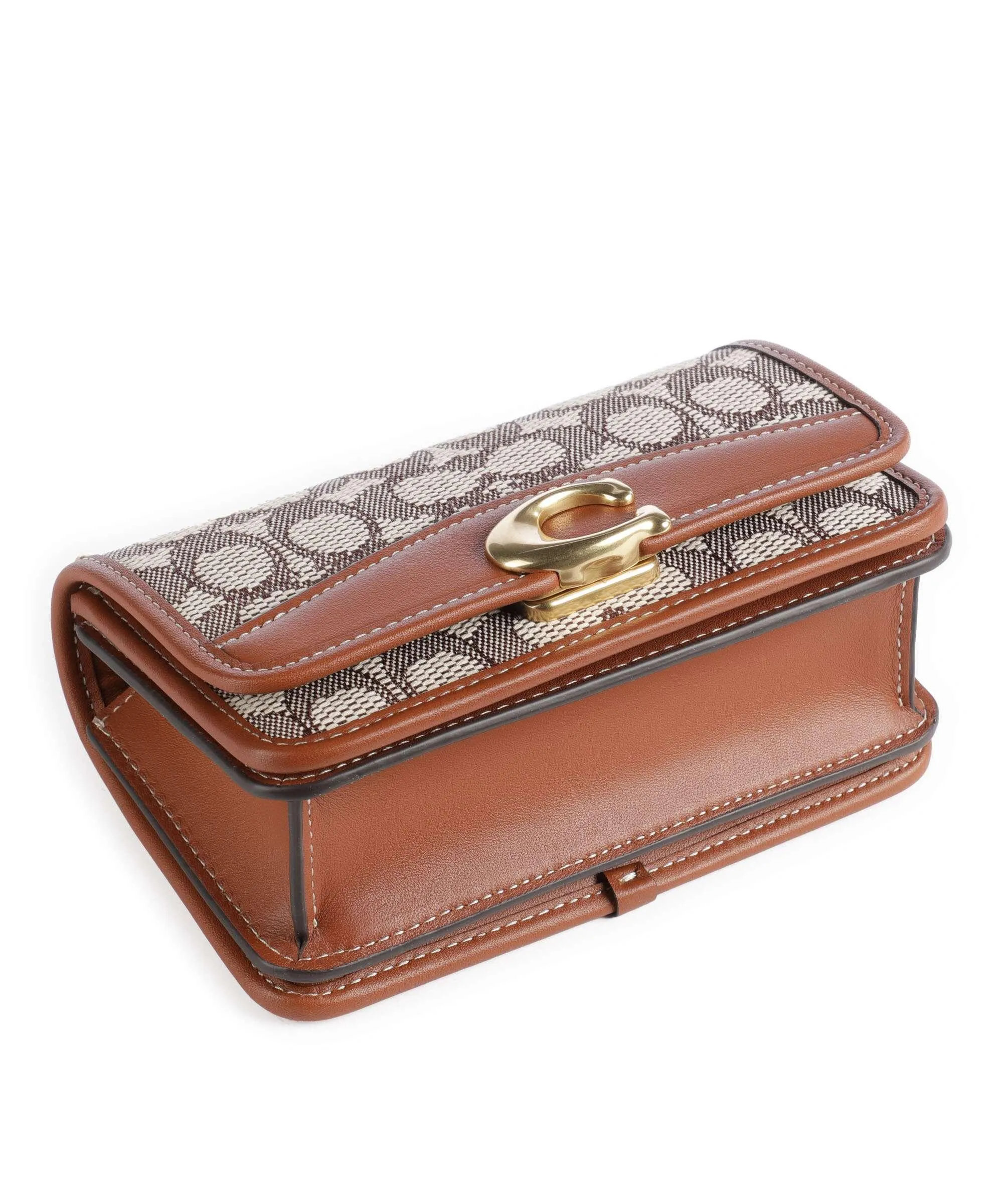  Coach Bandit Borsa a spalla tissu, pelle a grana fine marrone  