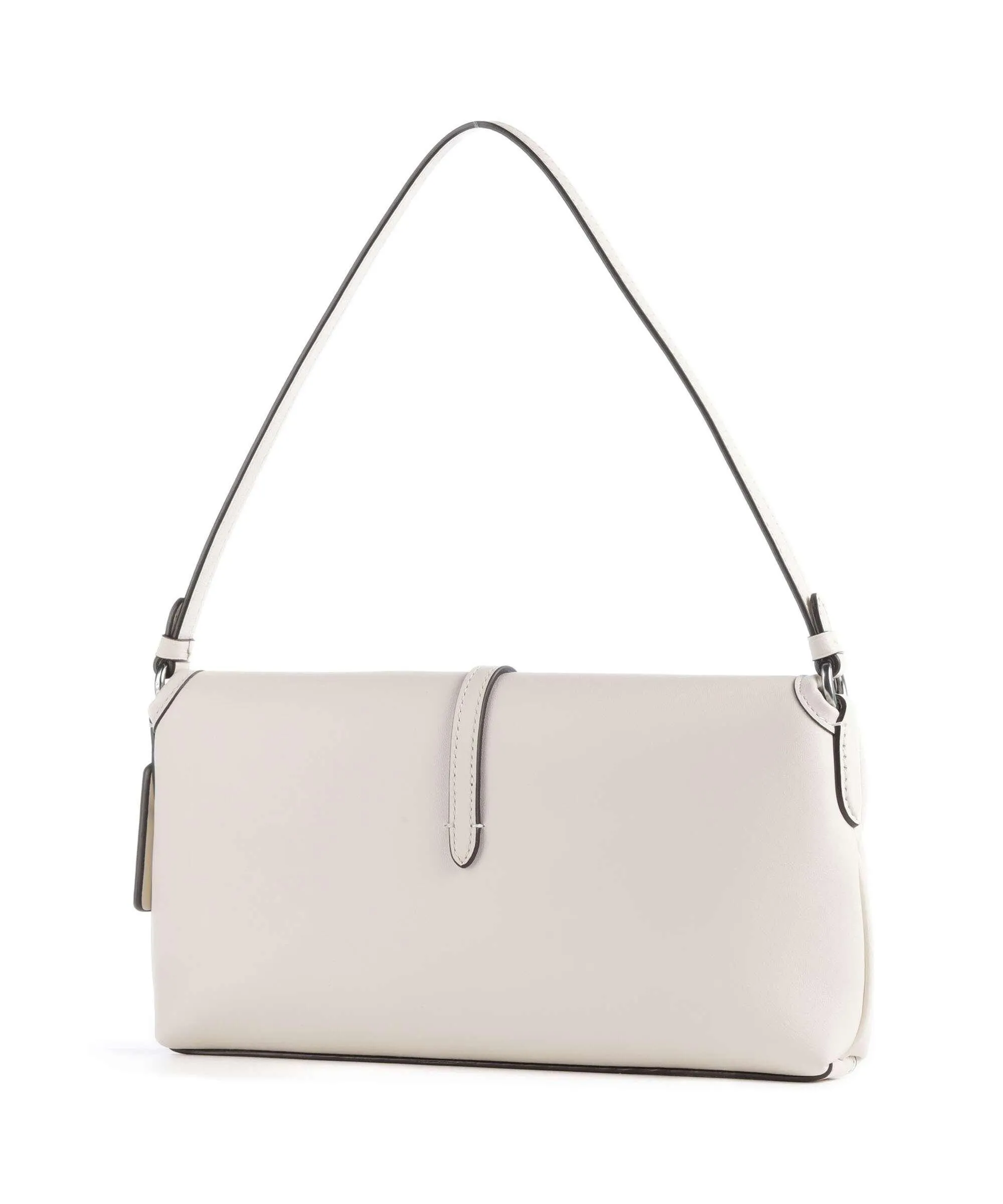  Coach Hamptons Borsa a spalla pelle a grana fine avorio  