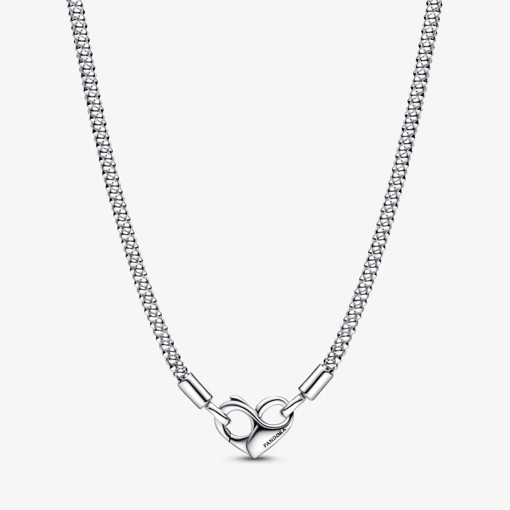 Collana Maglia Geometrica con Chiusura a Cuore - 392451C00