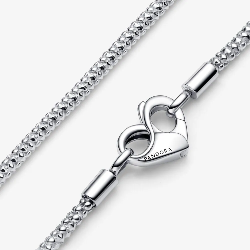 Collana Maglia Geometrica con Chiusura a Cuore - 392451C00