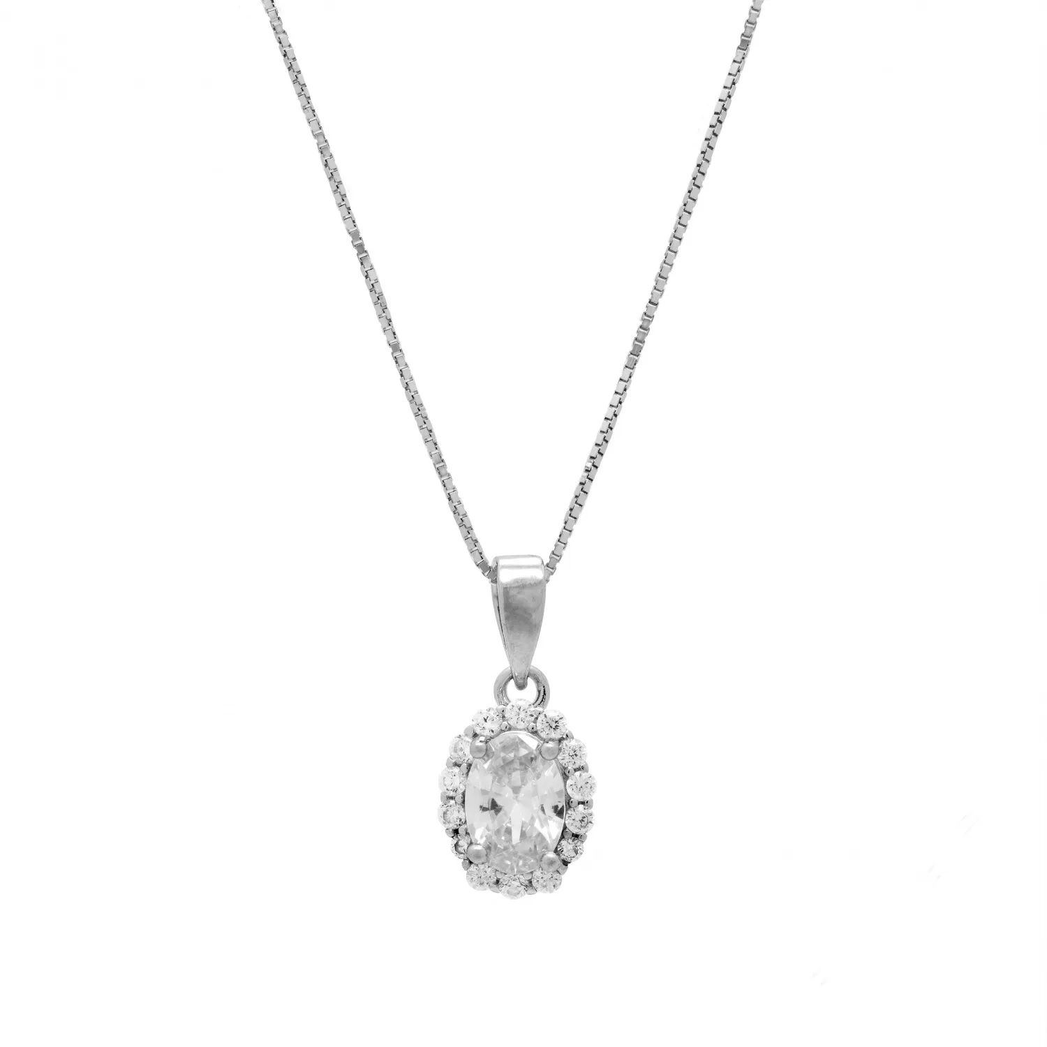 Collier in Argento 925 Diana Ovale