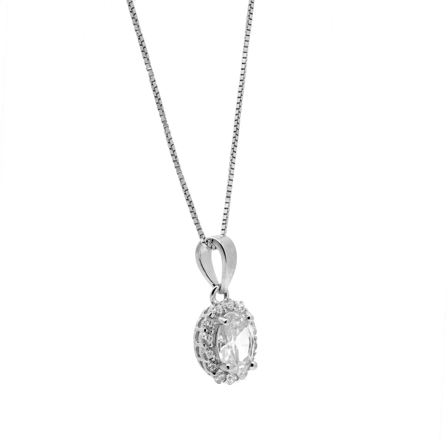 Collier in Argento 925 Diana Ovale