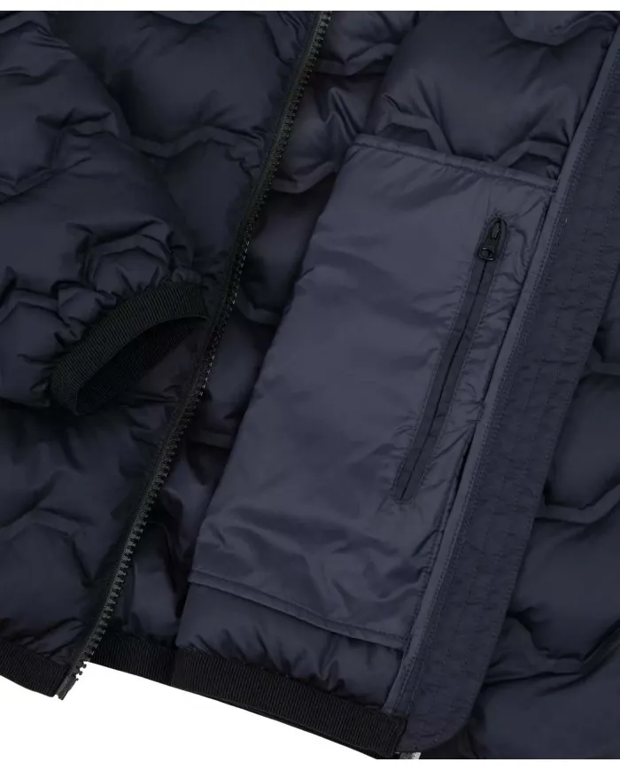 COLMAR Piumino Uomo 1208 2WX Uncommon A-EE Cappuccio Impermeabile 68 NAVY