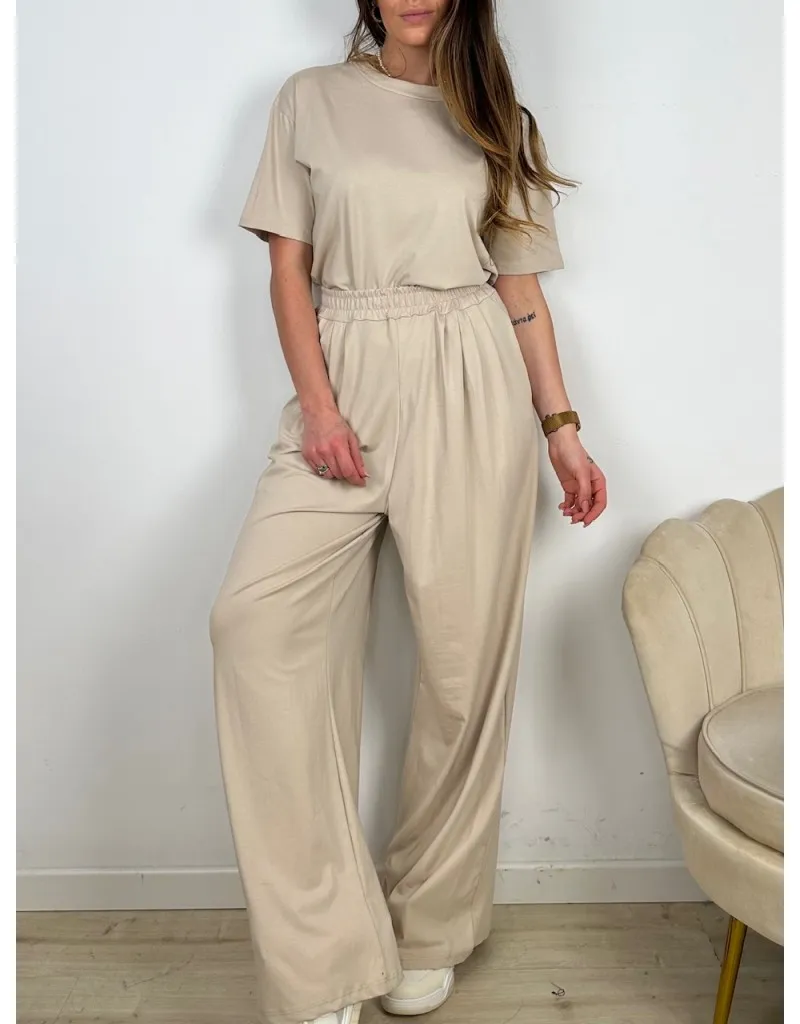 COMPLETO MORBIDO BEIGE