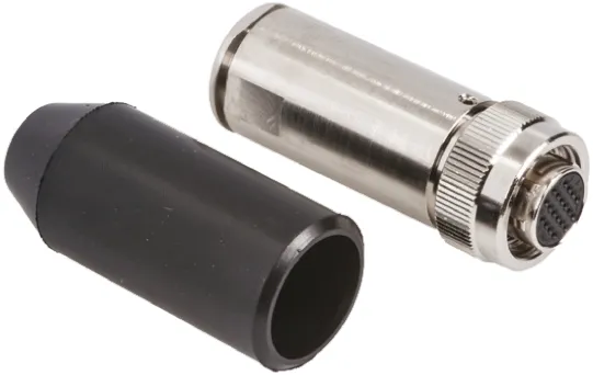 Connettore circolare Hirose, maschio, serie HR22, Miniatura, 20 poli, Montaggio su cavo