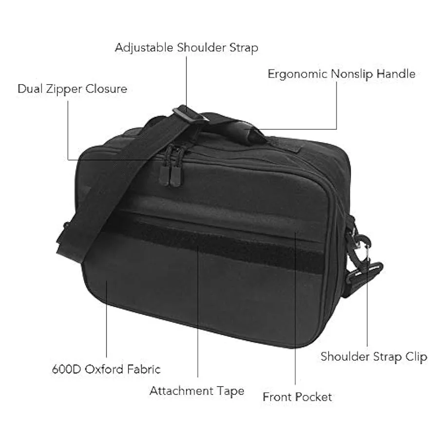 DangLeKJ Borsa da Pesca, Borsa per attrezzatura da Pesca Borsa da Pesca Resistente all’Acqua Borsa a Tracolla a Tracolla con Div