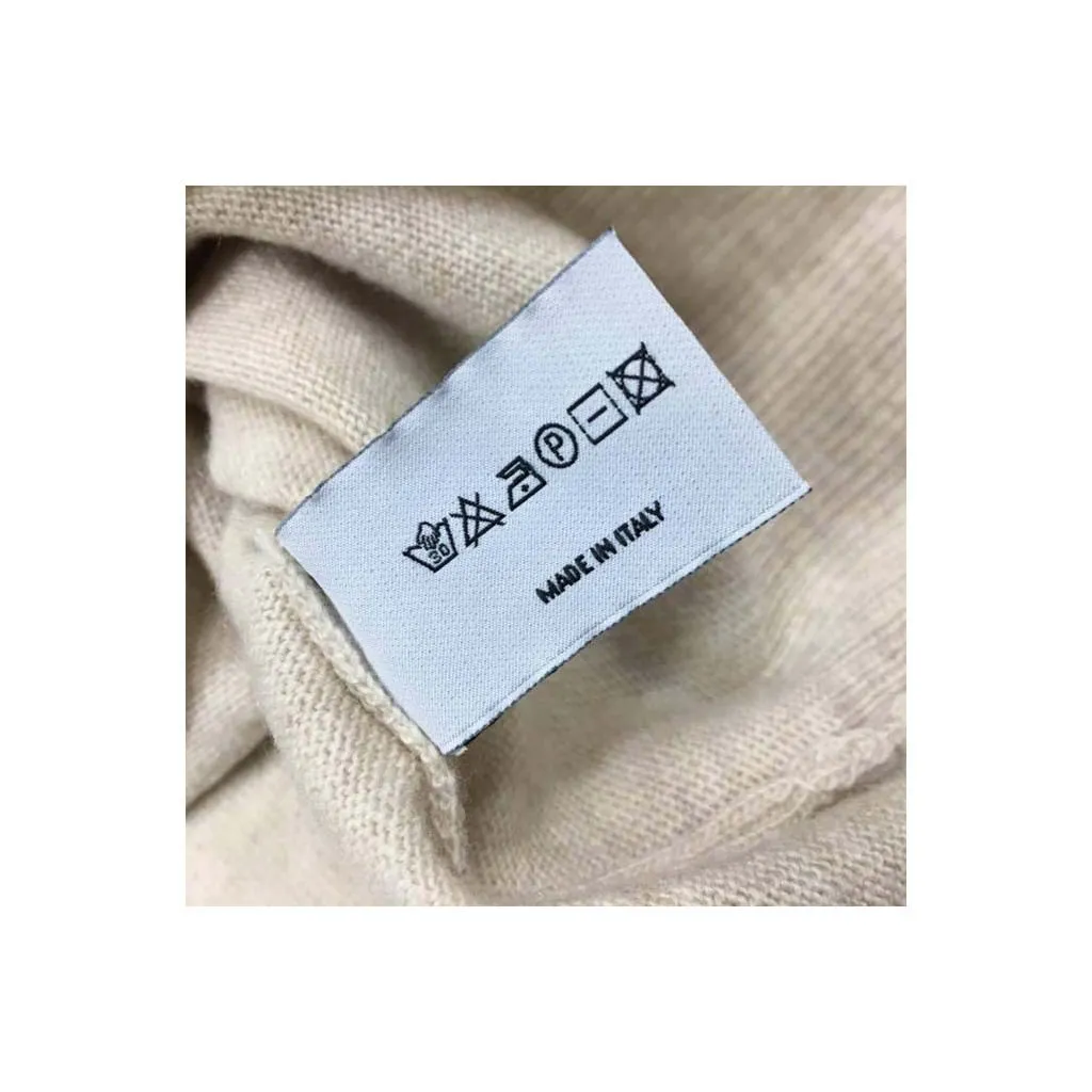 DELLA CIANA maglia uomo beige chiaro 100% lana MADE IN ITALY