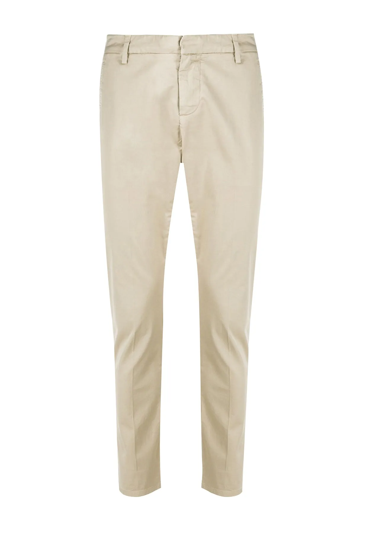 Dondup pantalone Gaubert beige uomo in cotone