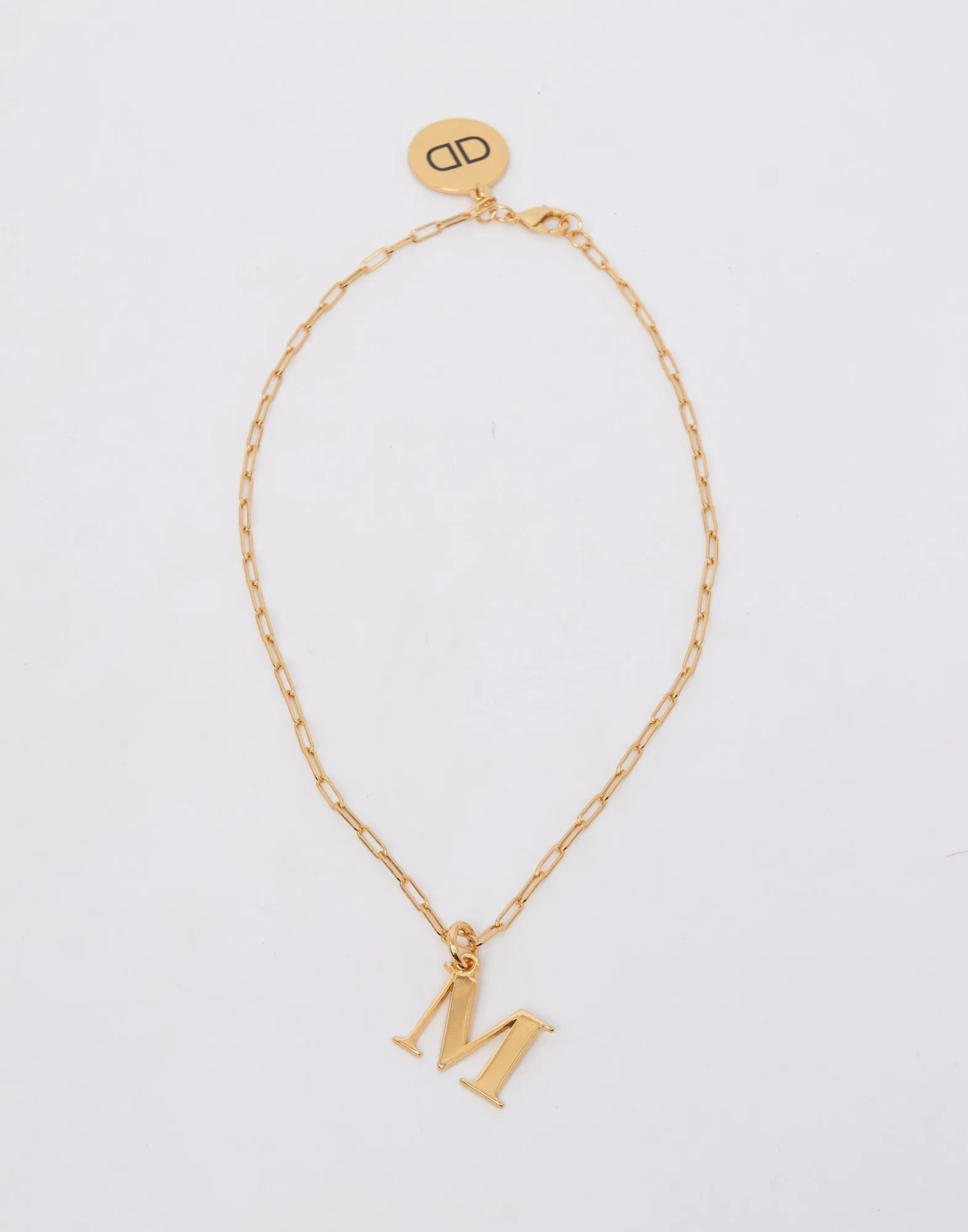DOUUOD Collana con Lettera Personalizzata Piccola