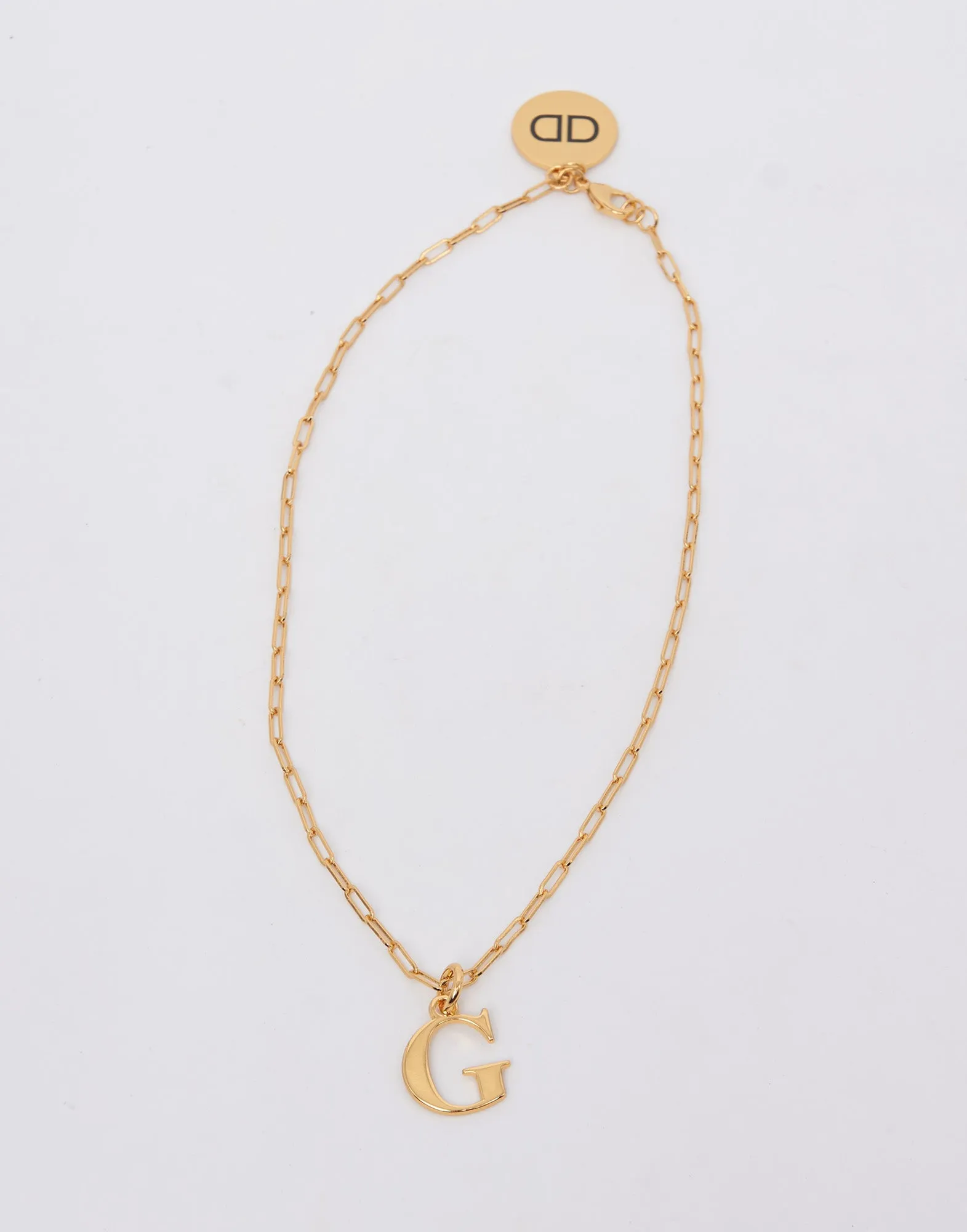 DOUUOD Collana con Lettera Personalizzata Piccola