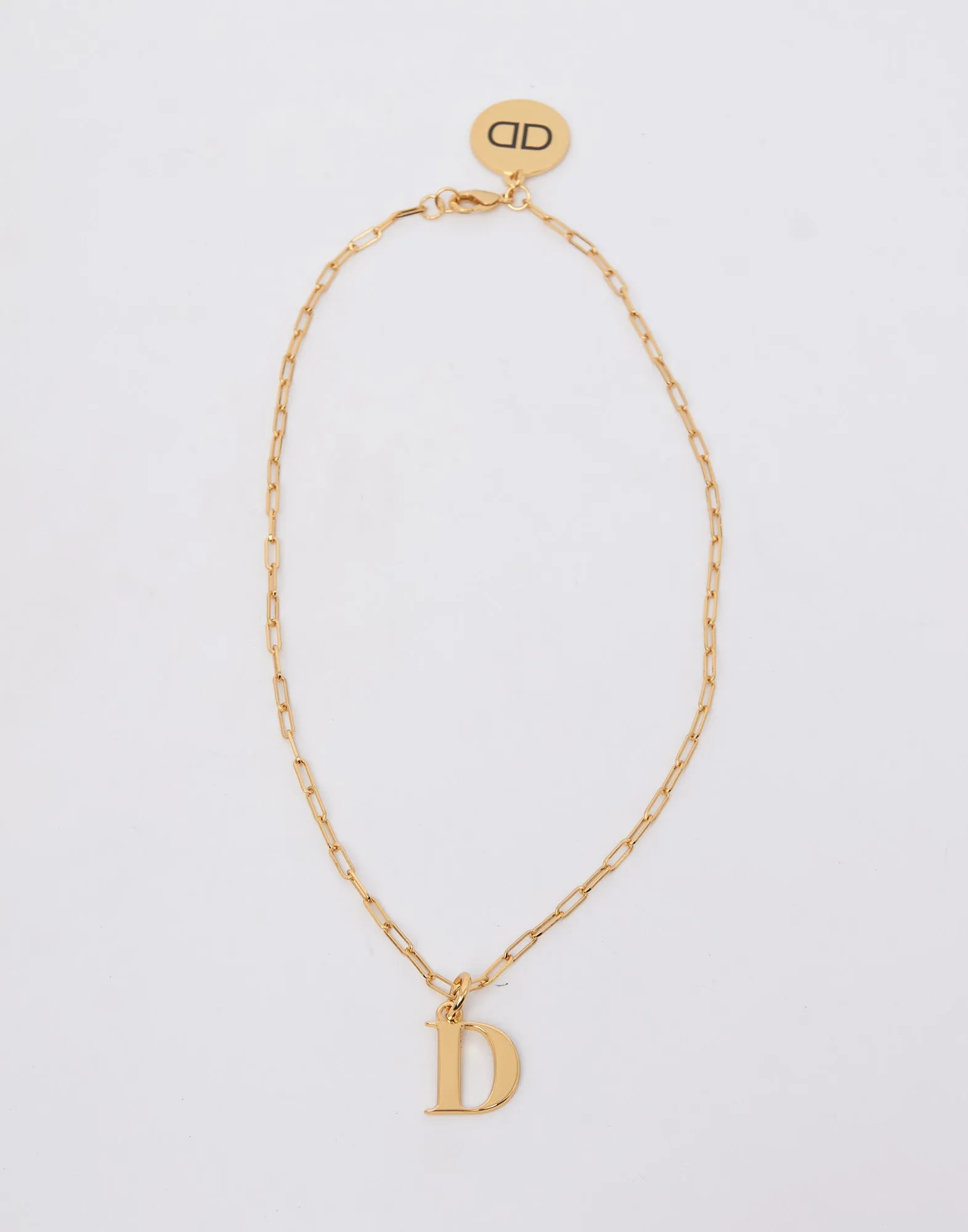 DOUUOD Collana con Lettera Personalizzata Piccola
