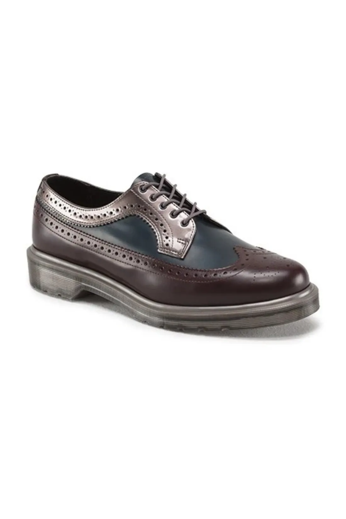 Dr Martens Dr Martens 3989 OXBLOOD NAVY PEWTER 15724641 SMOOTH SPECTRA PATENT