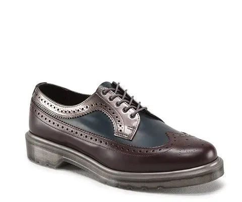 Dr Martens Dr Martens 3989 OXBLOOD NAVY PEWTER 15724641 SMOOTH SPECTRA PATENT