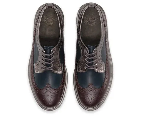 Dr Martens Dr Martens 3989 OXBLOOD NAVY PEWTER 15724641 SMOOTH SPECTRA PATENT