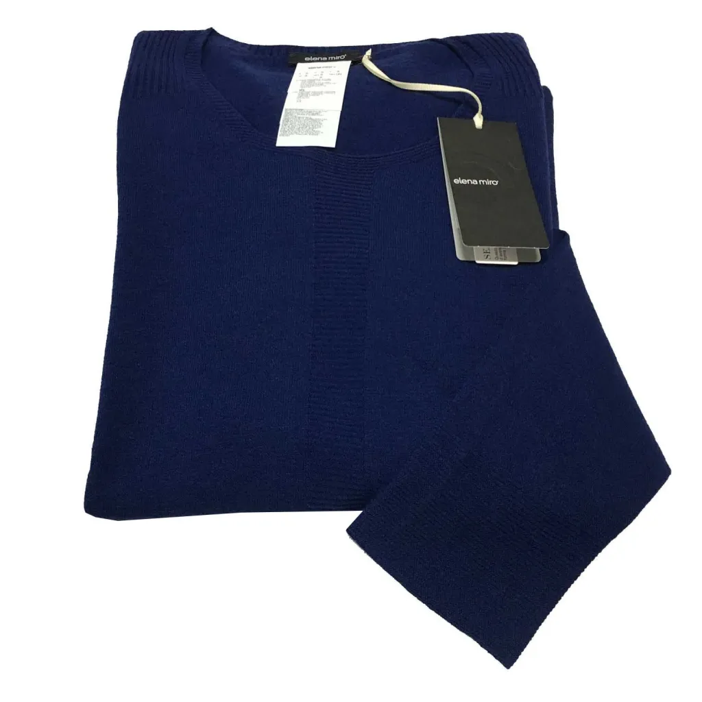 ELENA MIRO' maglia donna girocollo 57% poliammide 43% viscosa
