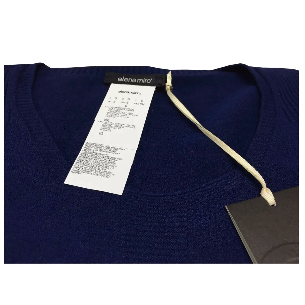 ELENA MIRO' maglia donna girocollo 57% poliammide 43% viscosa